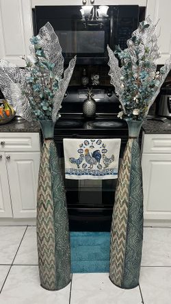 Metal Vases With Flowers Included