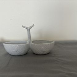 Pier 1 Fish Shaped Condiment Server