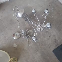 Chandelier Chrome Finish