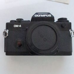 Olympus OM-4 Body Black, OM Winder 2, Recordata Back 4