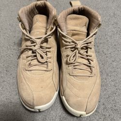 VNDS TAN JORDAN 12 SIZE 9.5 IN MEN