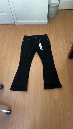 Purple jeans