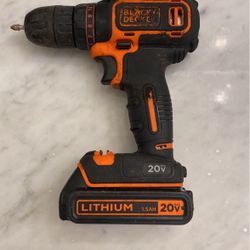 Black+decker Drill 