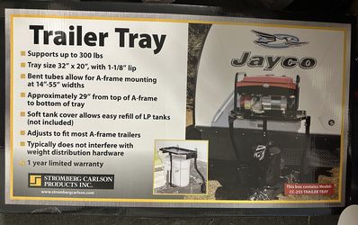 NEW IN BOX Stromberg Carlson CC-255 RV Trailer Tray / A-Frame Cargo Carrier