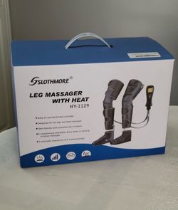 Leg massager with heat