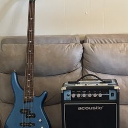 Tradition B100 Bass Guitar And Amp 