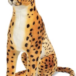 Melissa & Doug Giant Cheetah - Lifelike Stuffed Animal (Stands Nearly 3 Feet Tall) *New* Retail Price: $84.99