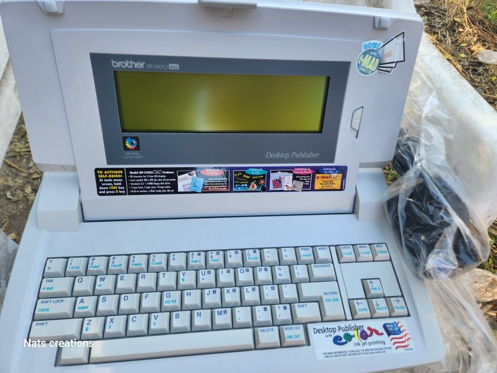 Vintage Brother DP-530CJ Desktop Publisher Word Processor