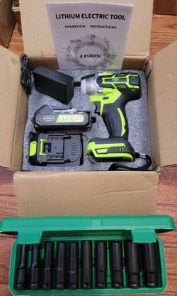 NEW Impact Wrench Set + 10 Metric Sockets