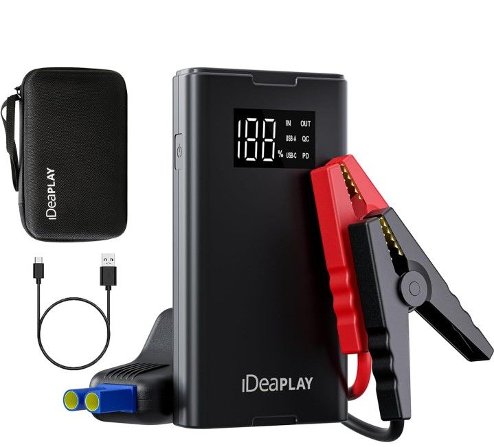 1500A Car Battery Jump Starter Portable for Up to 7.0L Gas and 5.5L Diesel Engine,