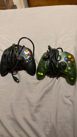 Original xbox box first party controllers