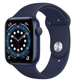 Apple Watch Series 6 40mm, Blue Aluminum Case, Blue Sports Band 