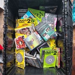 DVD Movies, And Music Disks . The Whole Creat Full For $30