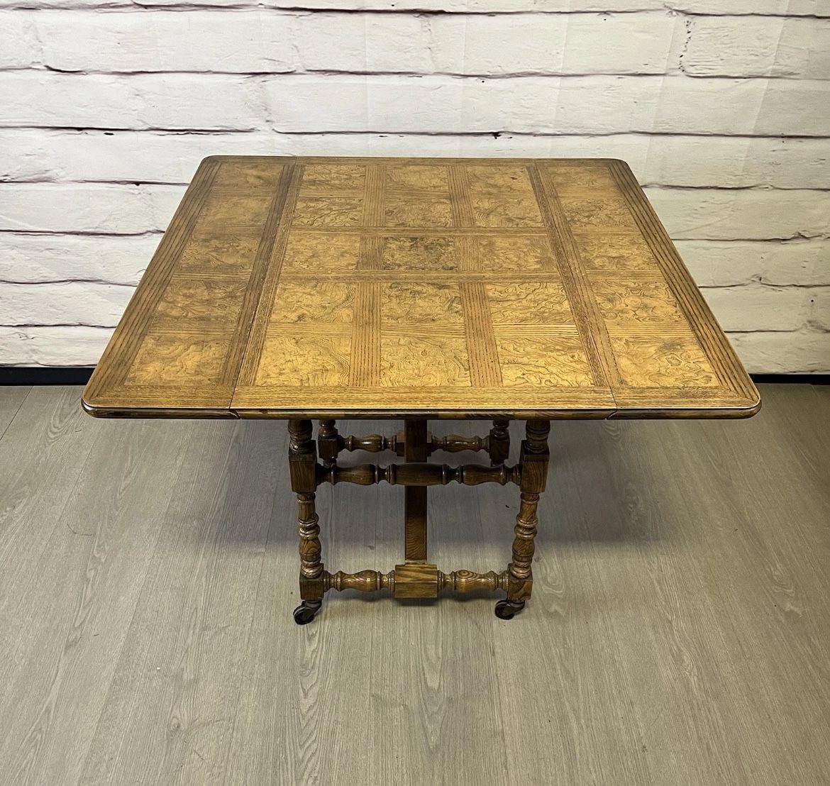 Vintage Unique Baker Converting Game Card Coffee Table