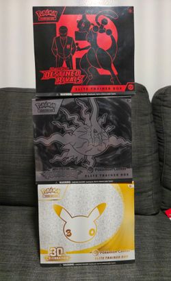 Pokemon 3 ETB Lot