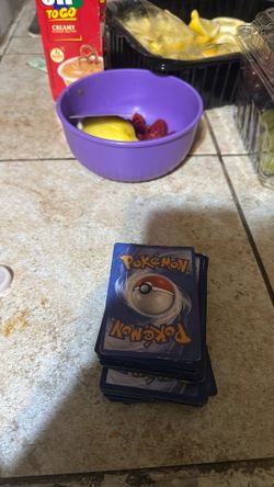 Mystery pokemon cards some gold