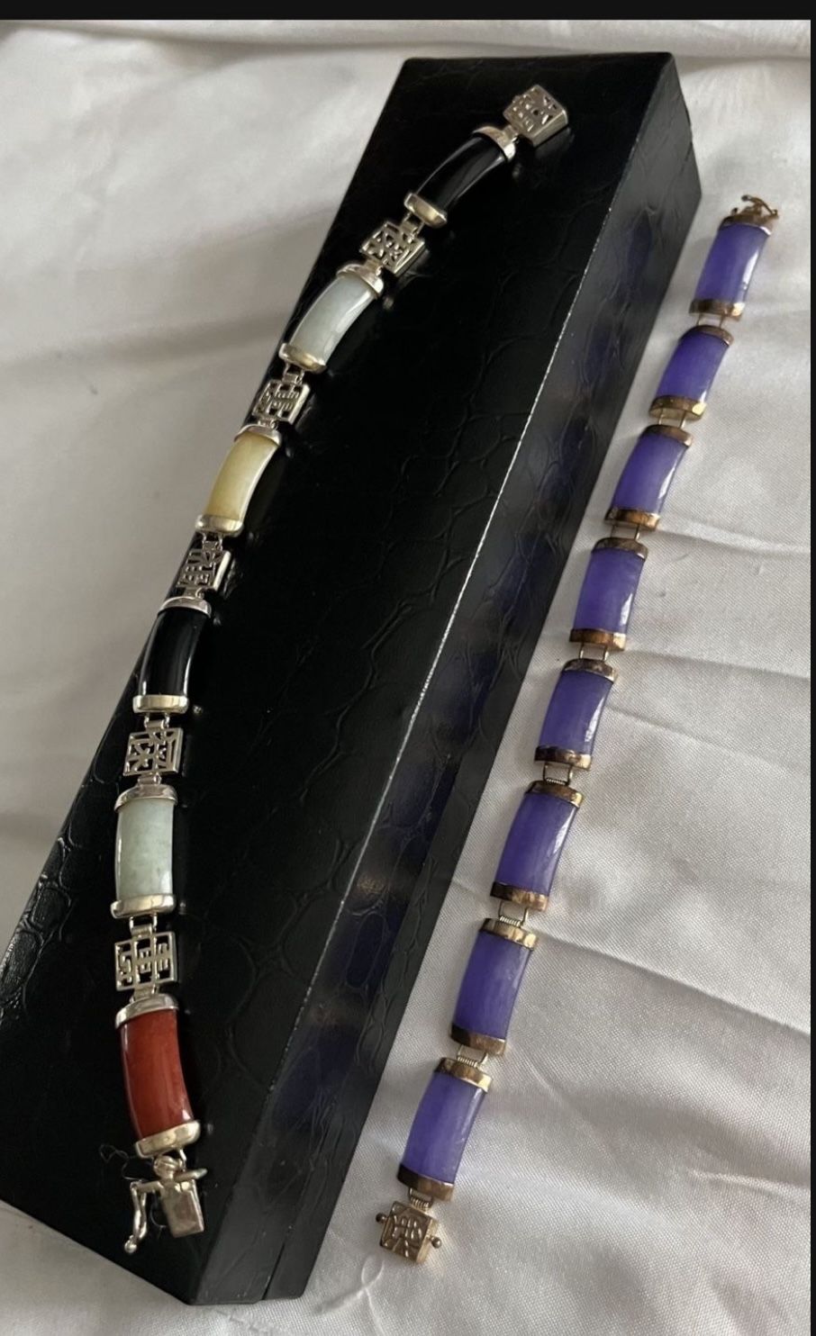 πLIKE NEW Natural Jades Multicolor And Lavander SALE $80 π