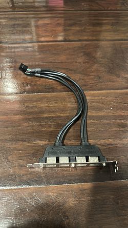 4-Port USB Expansion PCI Slot Bracket for Desktop PC