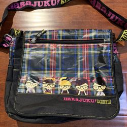 HARAJUKU MINI LOVERS PLAID SCHOOL MESSENGER BAG GWEN STEFANI CROSSBODY TOTE GIRL