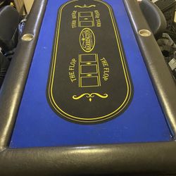 Poker Table With 4 Cushion Chairs