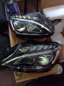OEM LED Headlight Assembly for a 2015-2018 Mercedes-Benz C-Class (W205 Body Style)