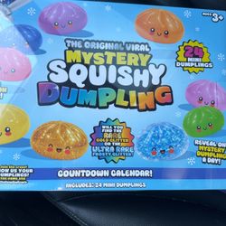 Squishy dumpling mystery countdown calendar