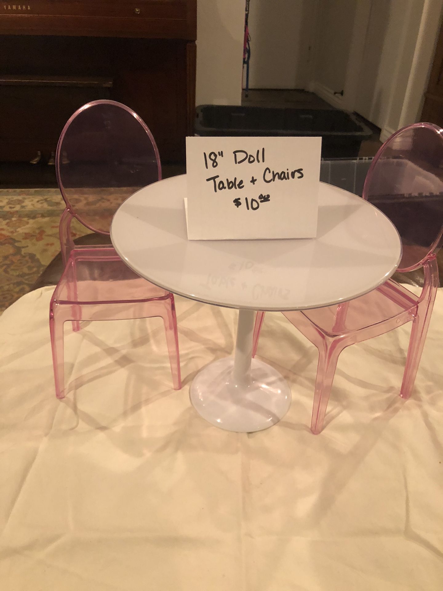 18” Doll Table and chairs