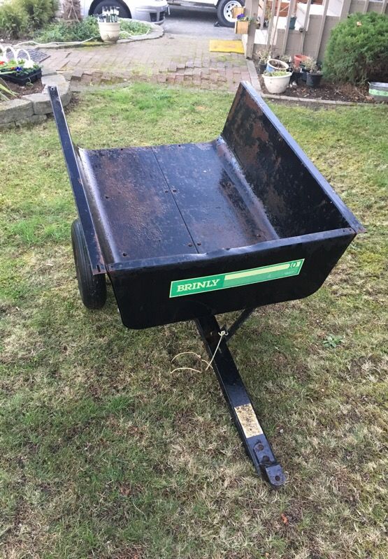 Brinly 4’x3’ Utility Dump Trailer