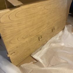 Solid Wood Headboard - Brand New