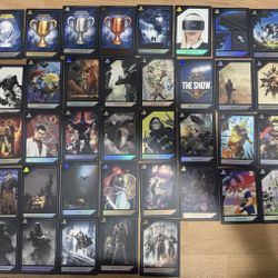 Rare Playstation Experience Cards 2016 And 2017 Set