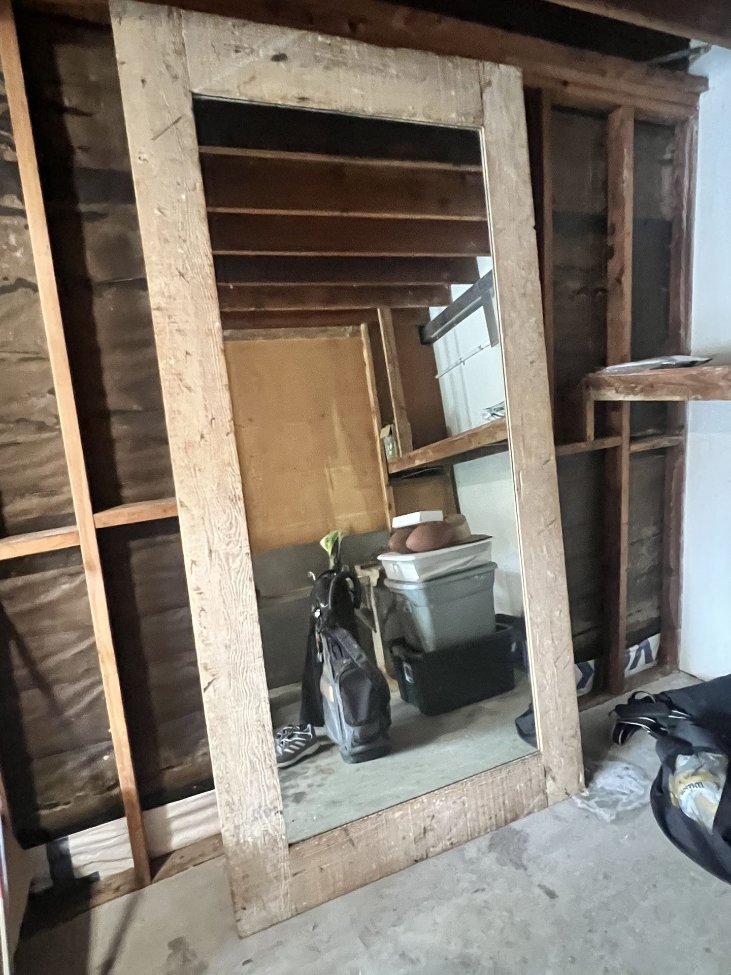 Pottery Barn Style Floor Mirror