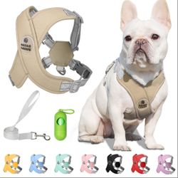 Patas Lague Dog Harness Adjustable Soft Padded Dog Vest -S