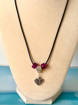 Filigree Heart Necklace 💜