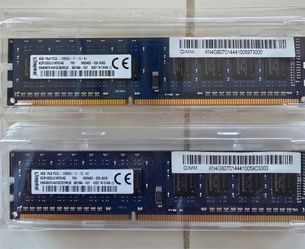 2 Kingston 4GB (8 GB)DDR3L 1600MHz Desktop RAM DIMM KN4GB07014 Acer OEM