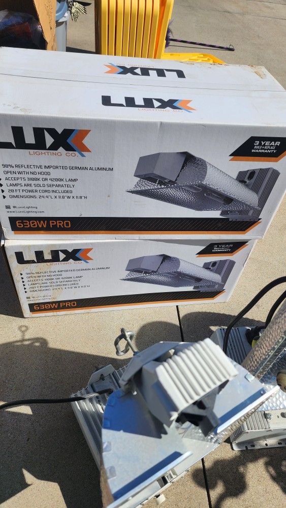 Three Gavita And Three Lux Grow Lights