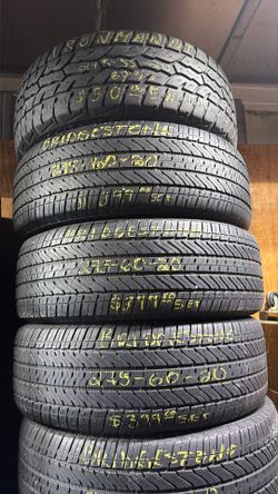 SET DE BRIDGESTONE 275/60/20