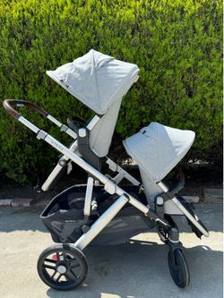 Excellent Uppababy vista v2 double stroller Stellar