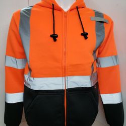 Class III Orange / Black Sweater Available In Small To 4XL 