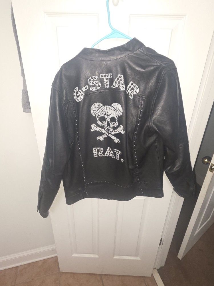 G-STAR Black Leather Jacket