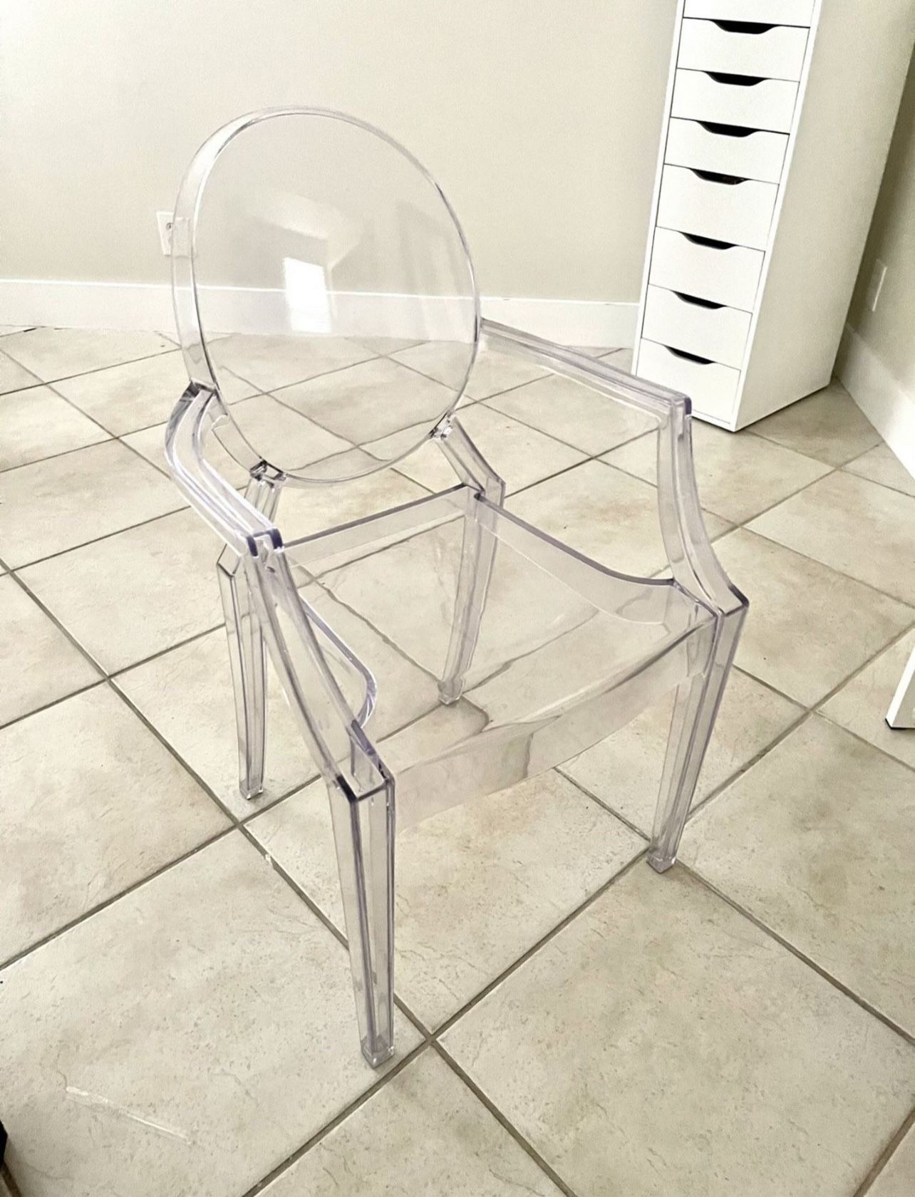 Clear Arm Chair
