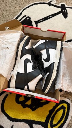 Men’s Nike Dunk High - Panda Black/White size 10.5