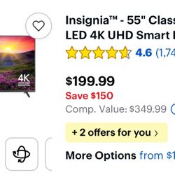 Insignia™ - 55" Class F50 Series LED 4K UHD Smart Fire TV