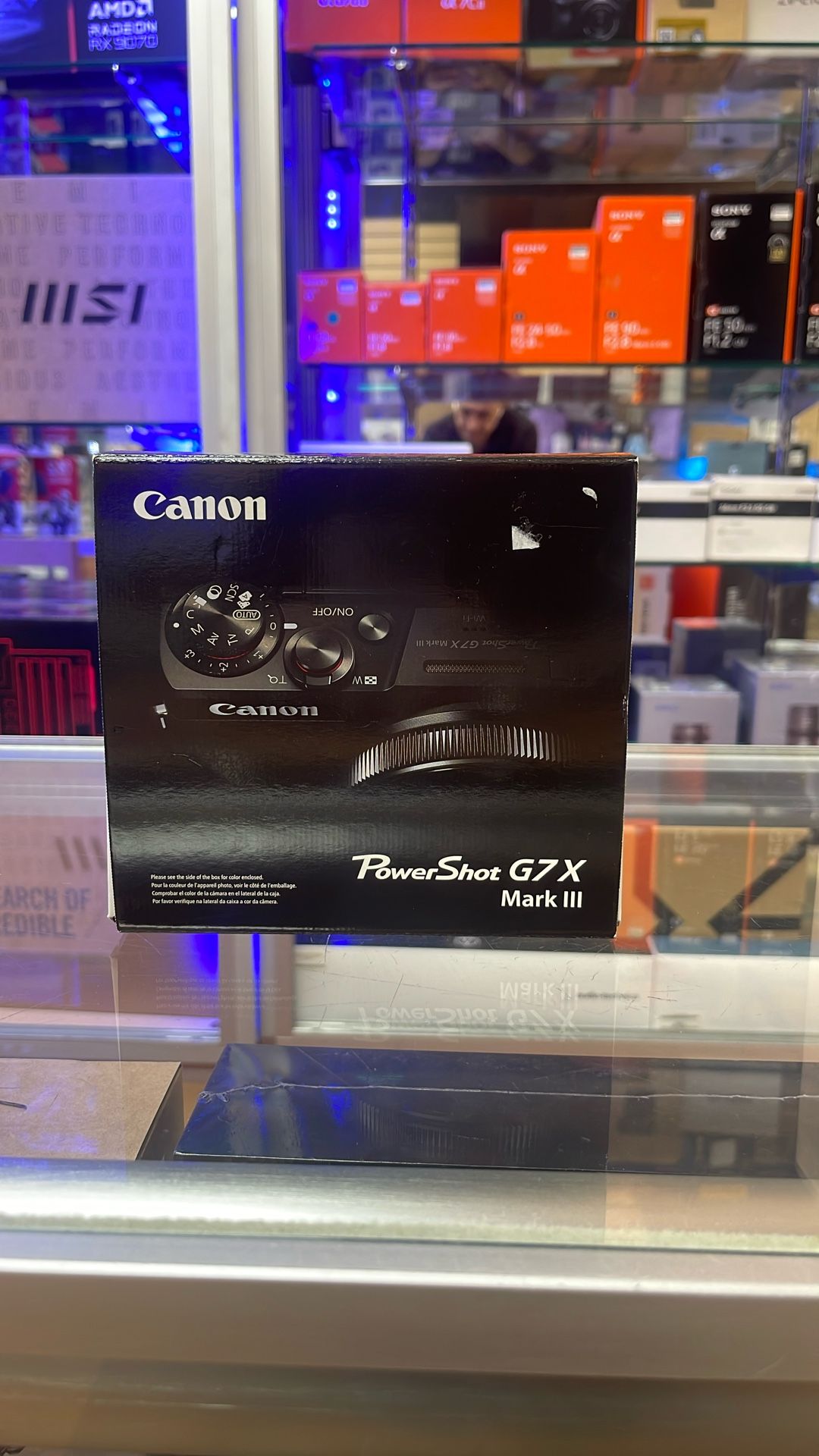 Canon Powershot G7X Mark III   Silver 