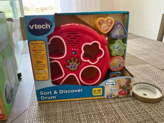 V-0tech sort & discover drum