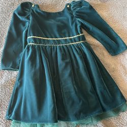 Christmas Dress Girls 3 T Janie And Jack Disney 