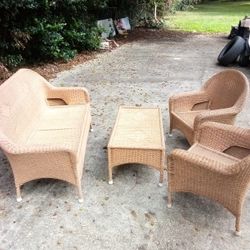 Wicker Patio Set