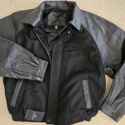 NEW WOOL & LEATHER JACKET