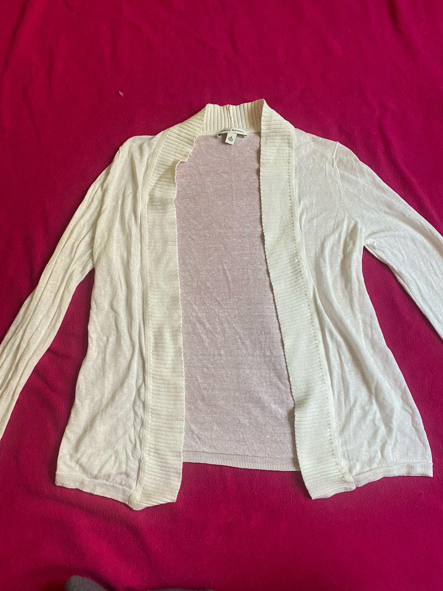 Cream Banana Republic Cardigan