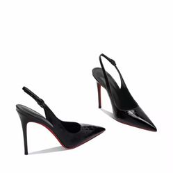 8CM Office Ladies Women's Stylish Black 