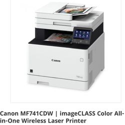 Canon MF741CDW | imageCLASS Color All-in-One Wireless Laser Printer